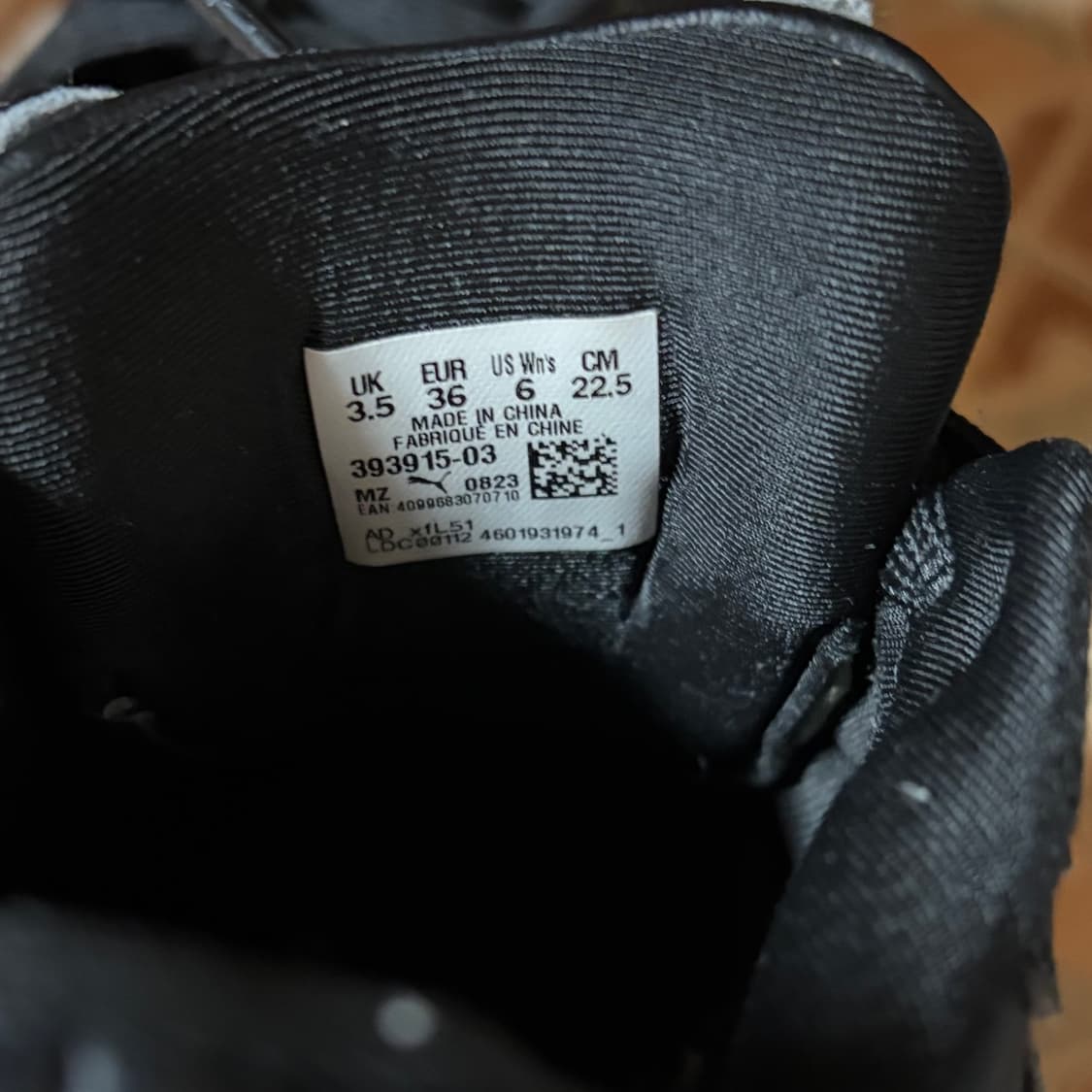 푸마 실리아 웨지 블랙 실버 393915-03 상품이미지8