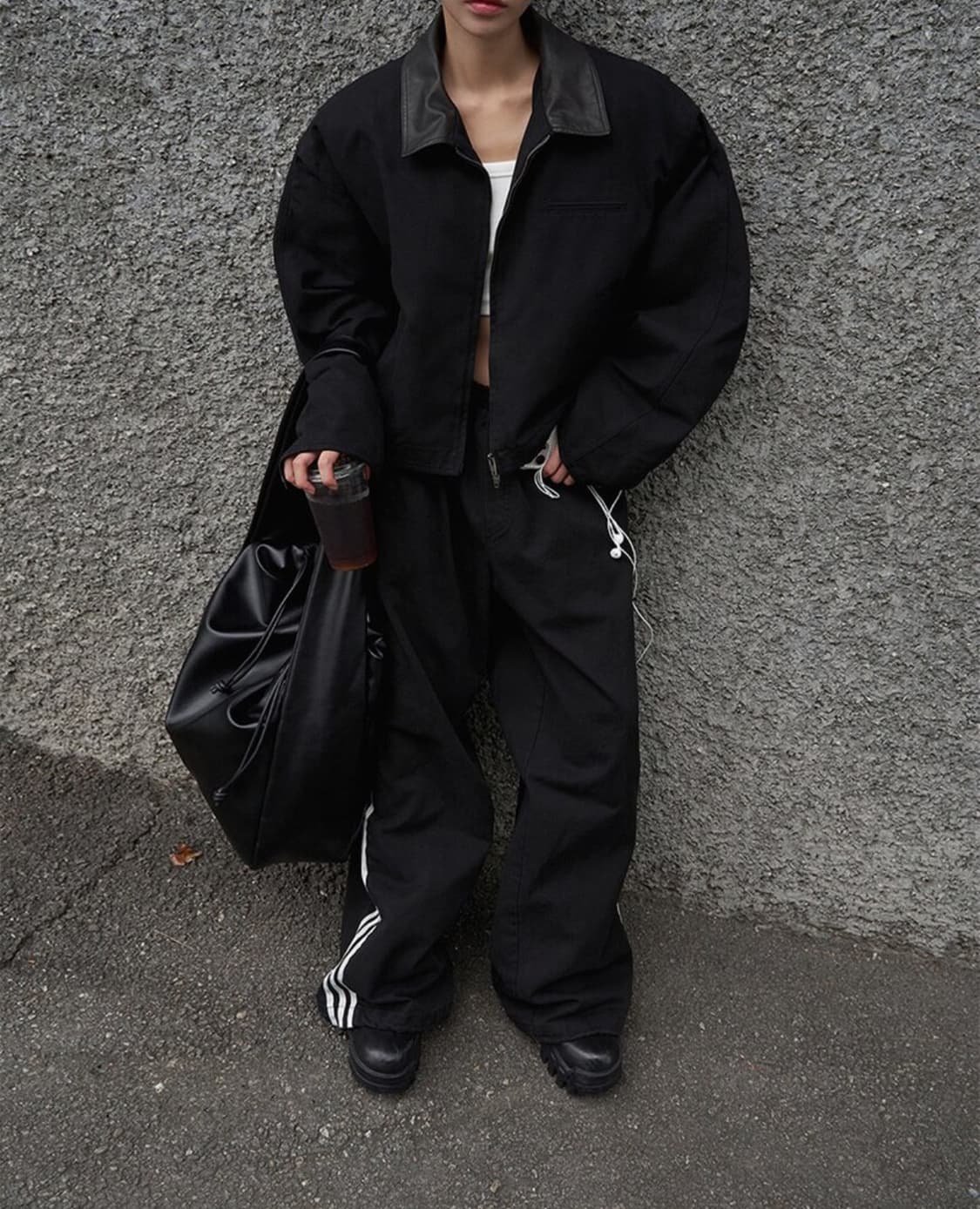 LANGER canvas contrasting work jack 상품이미지4