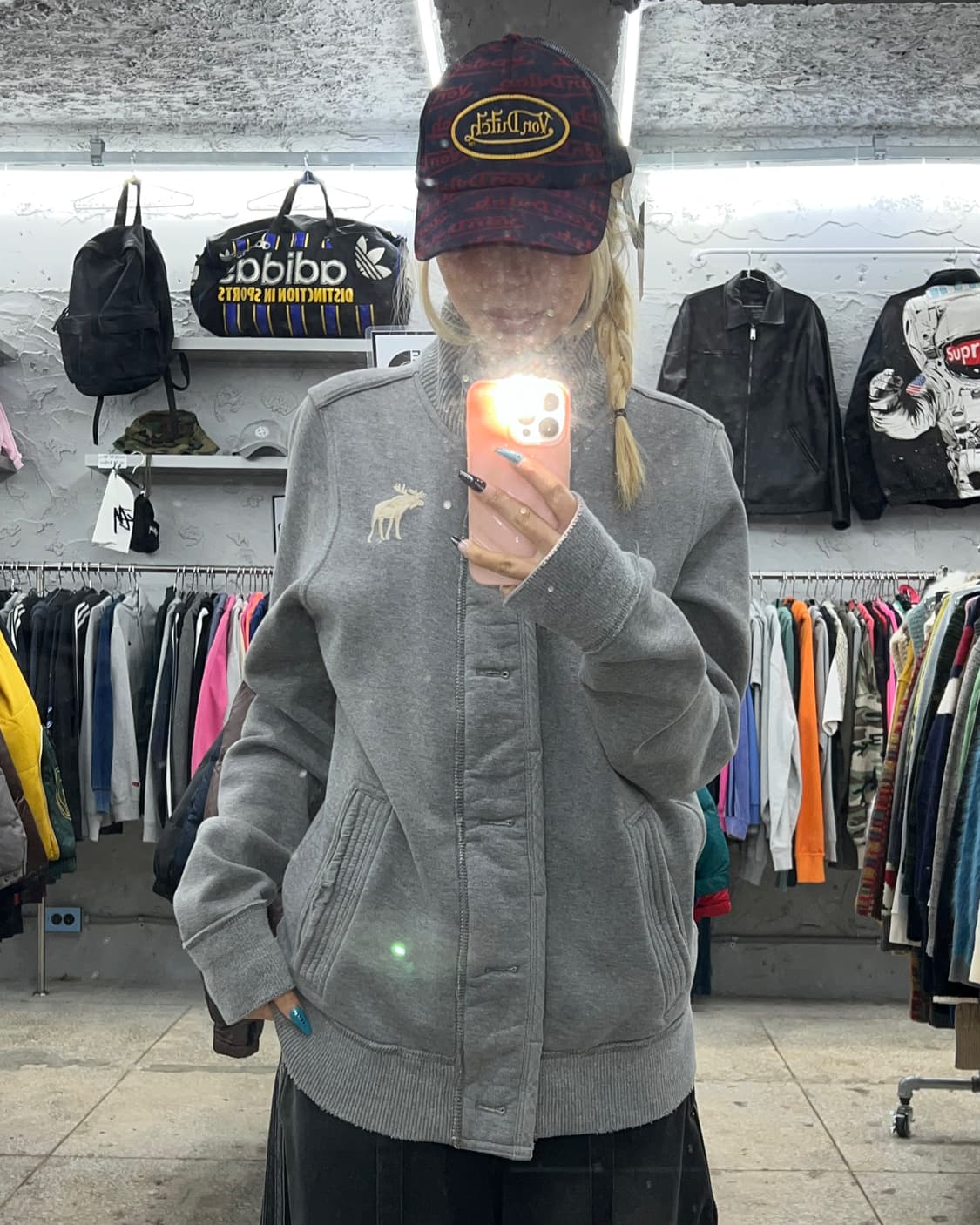 착샷O 아베크롬비 그레이 집업 상품이미지6