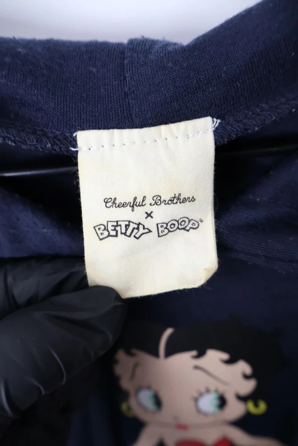 Betty Boop Two Tone Hooded T Shirt 상품이미지6