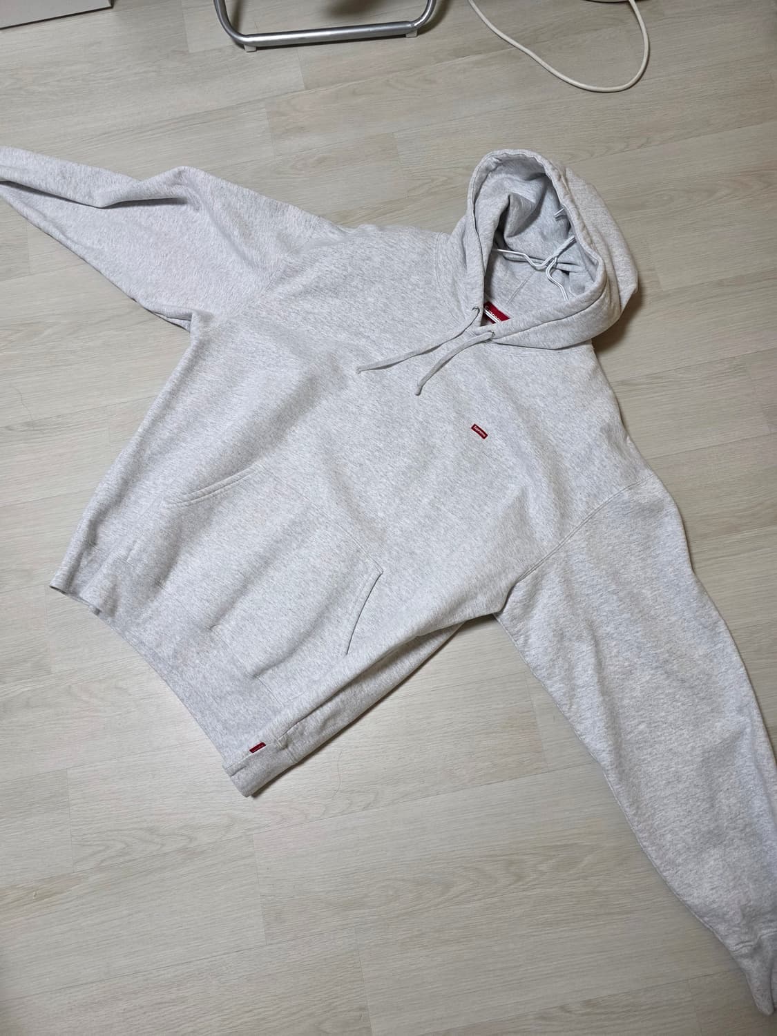 슈프림 스몰 박스 후드 애쉬그레이 24FW XXL 상품이미지2