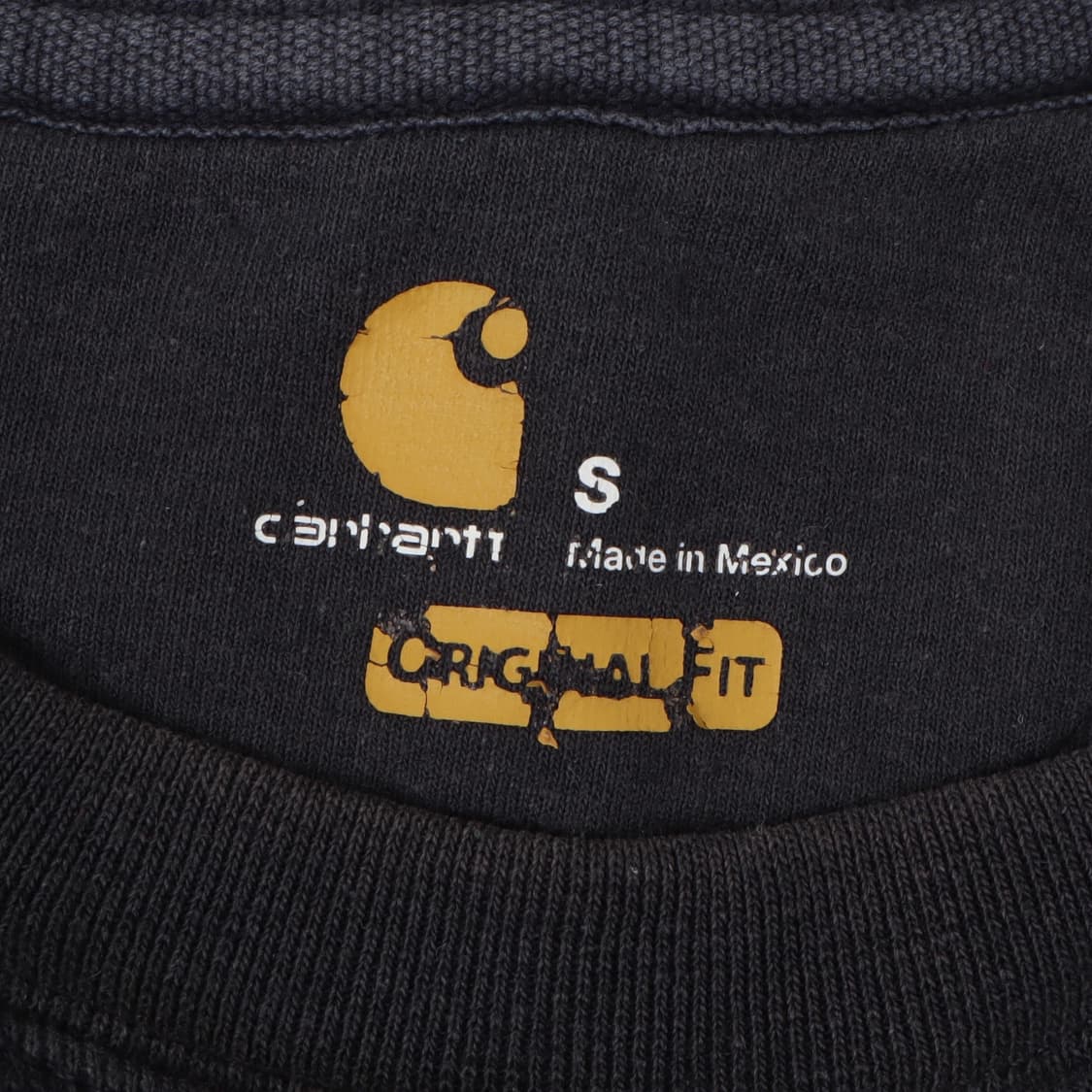 칼하트 k124 블랙 스웻셔츠 상품이미지8