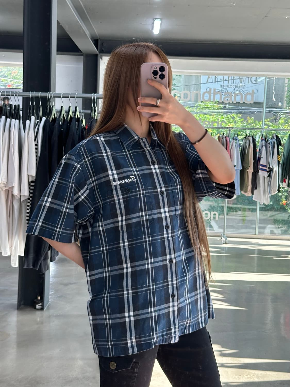 슈프림 21AW Thermal 워크셔츠 상품이미지2