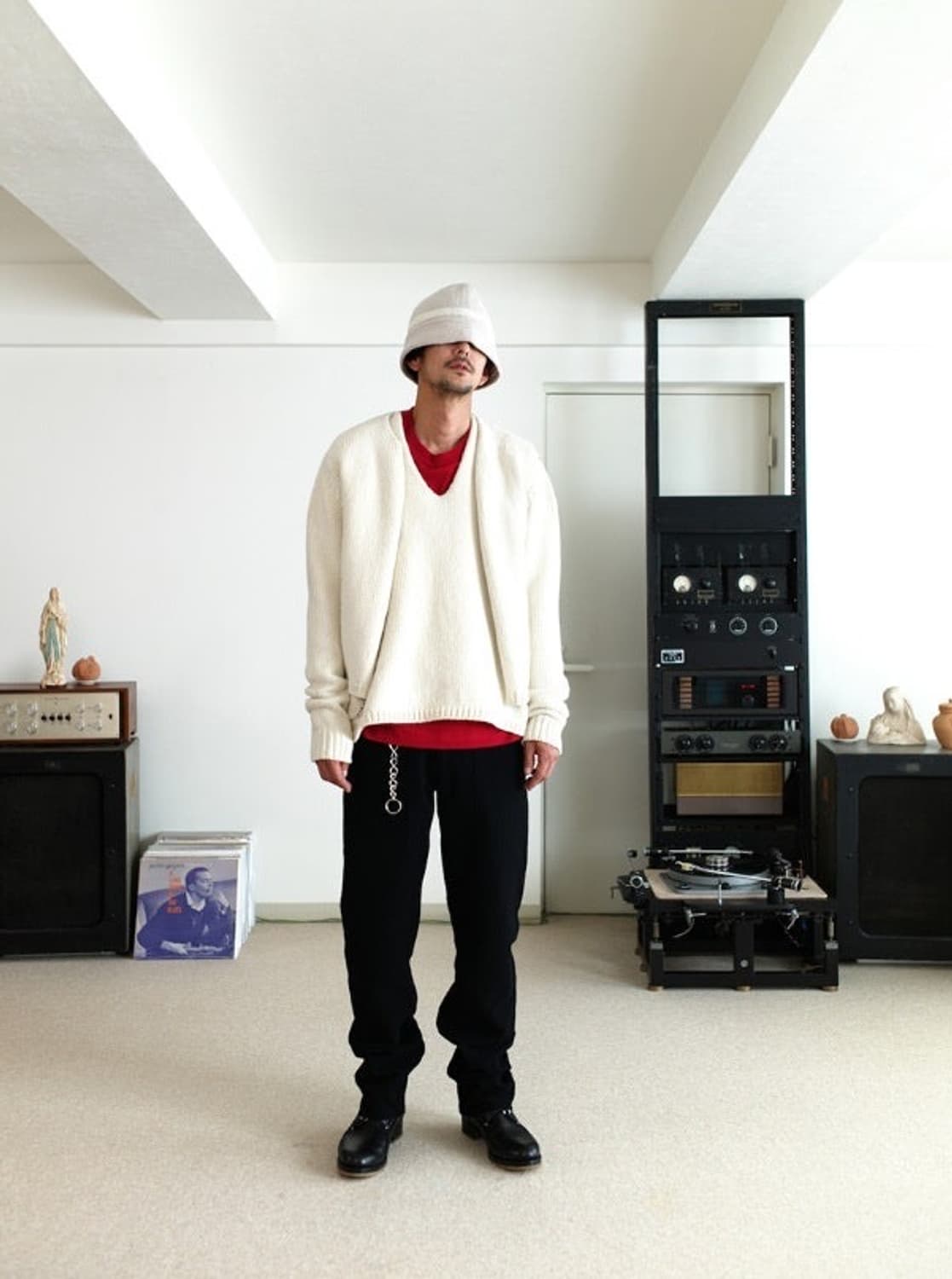 [3] SUNSEA 브이넥 니트 상품이미지6