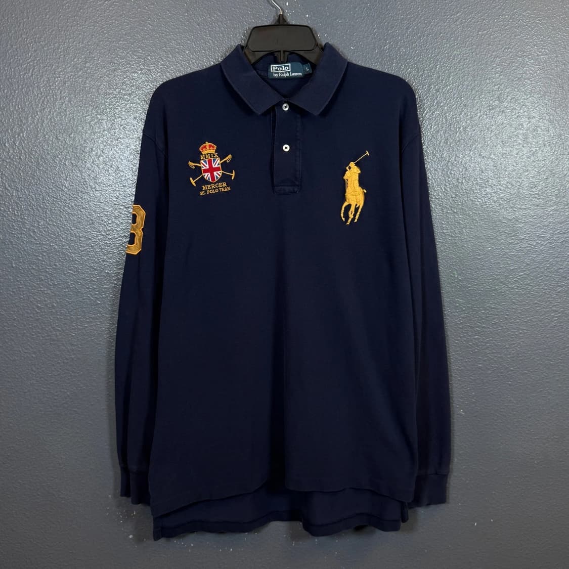 폴로 랄프로렌 골드 빅포니 머서 클럽 럭비 카라티 상품이미지1