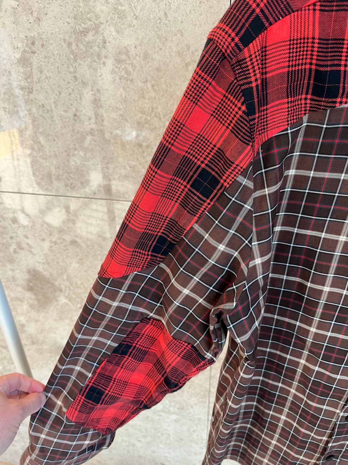 Givenchy 체크 셔츠 40사이즈(L~XL) 정품 상품이미지4