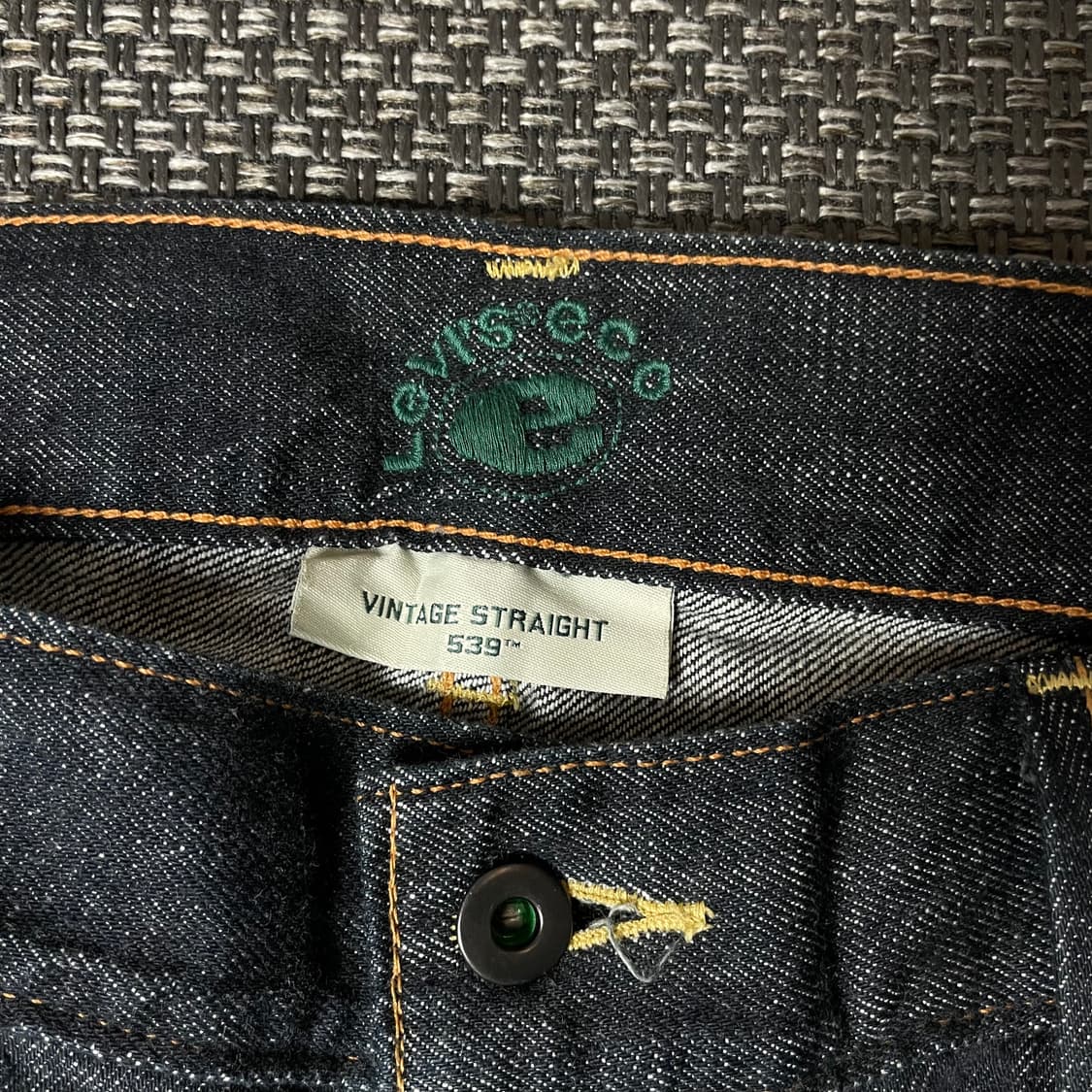 (38) 리바이스 539 블랙 빈티지 스트레이트 데님 팬츠 상품이미지3