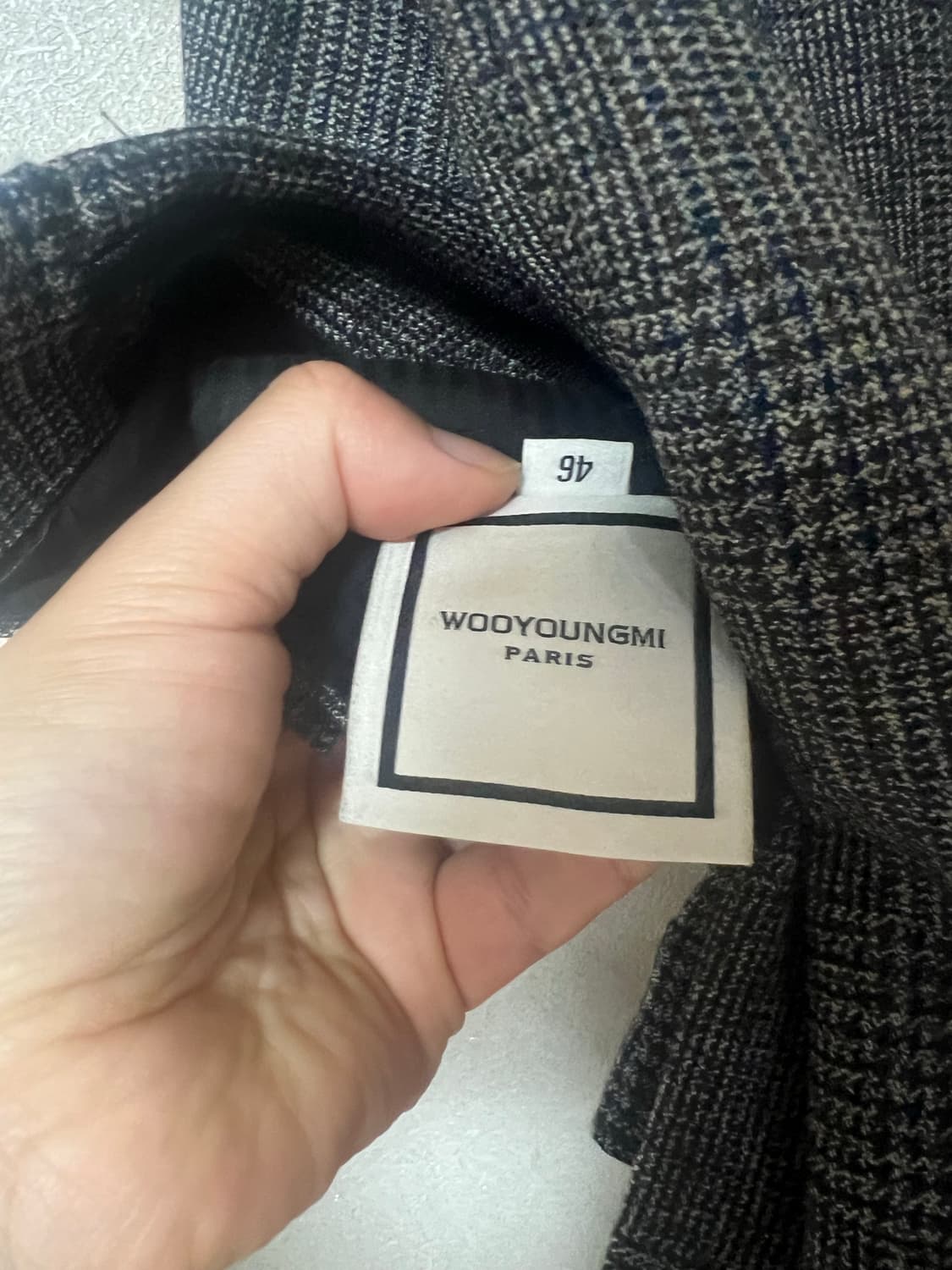 우영미/19fw 메인체크 셋업/46 상품이미지7