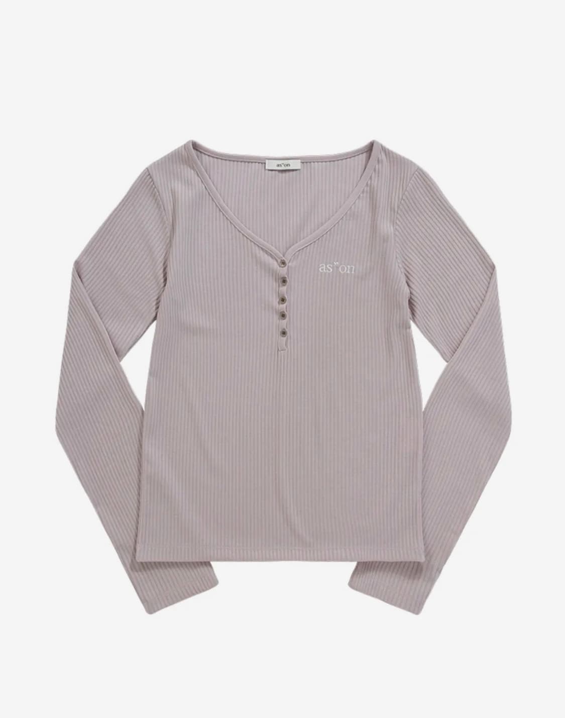 애즈온 버튼티 핑크 상품이미지2