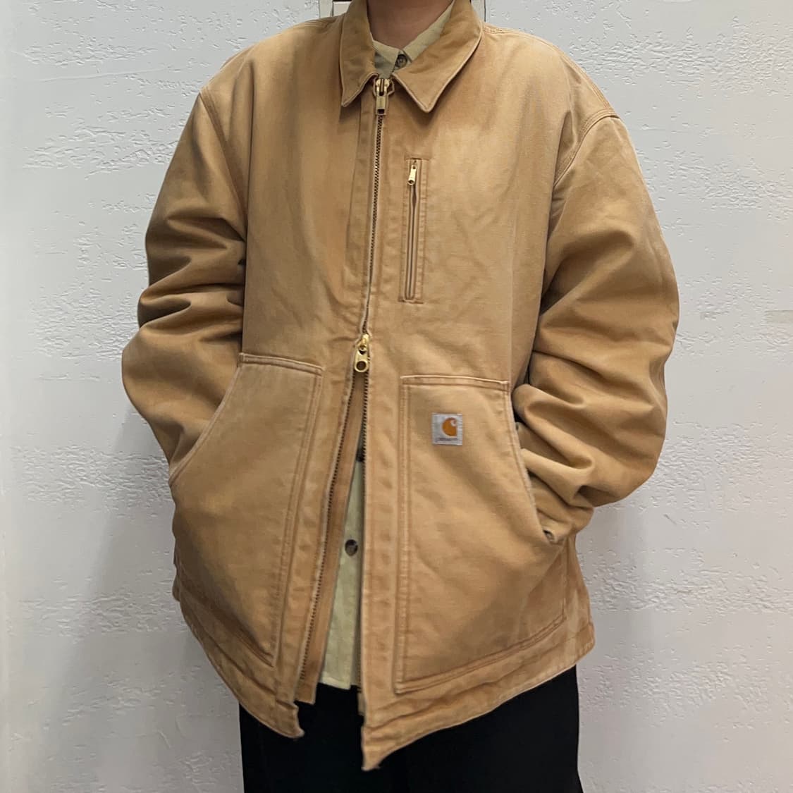 Carhartt Work Jacket Beige 상품이미지3