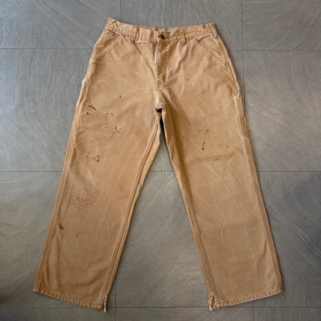 칼하트 오리지널 브라운 카펜터 팬츠  상품이미지5