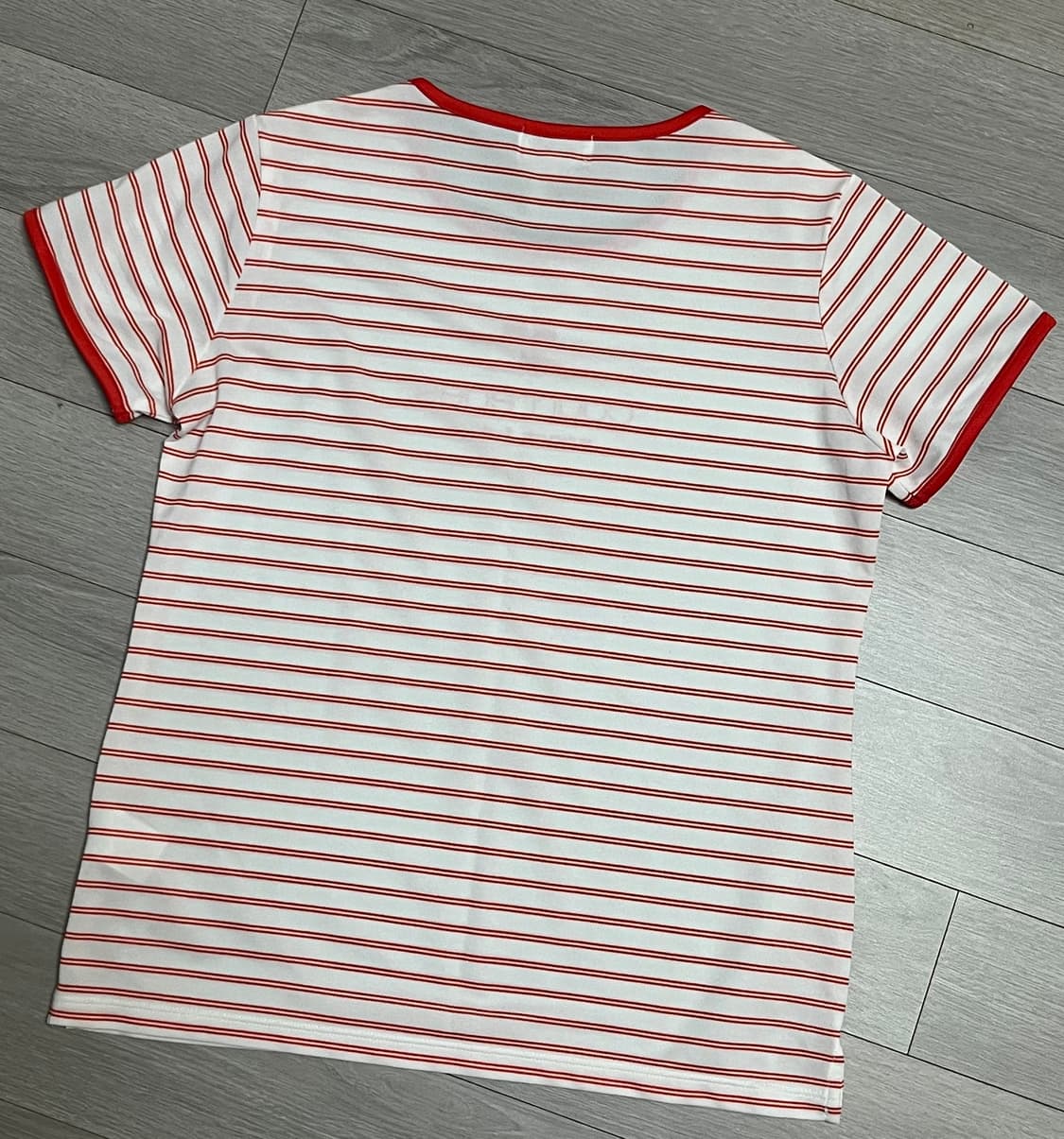 꾸레쥬 스포츠 반팔 반소매 티셔츠 단가라 상품이미지5