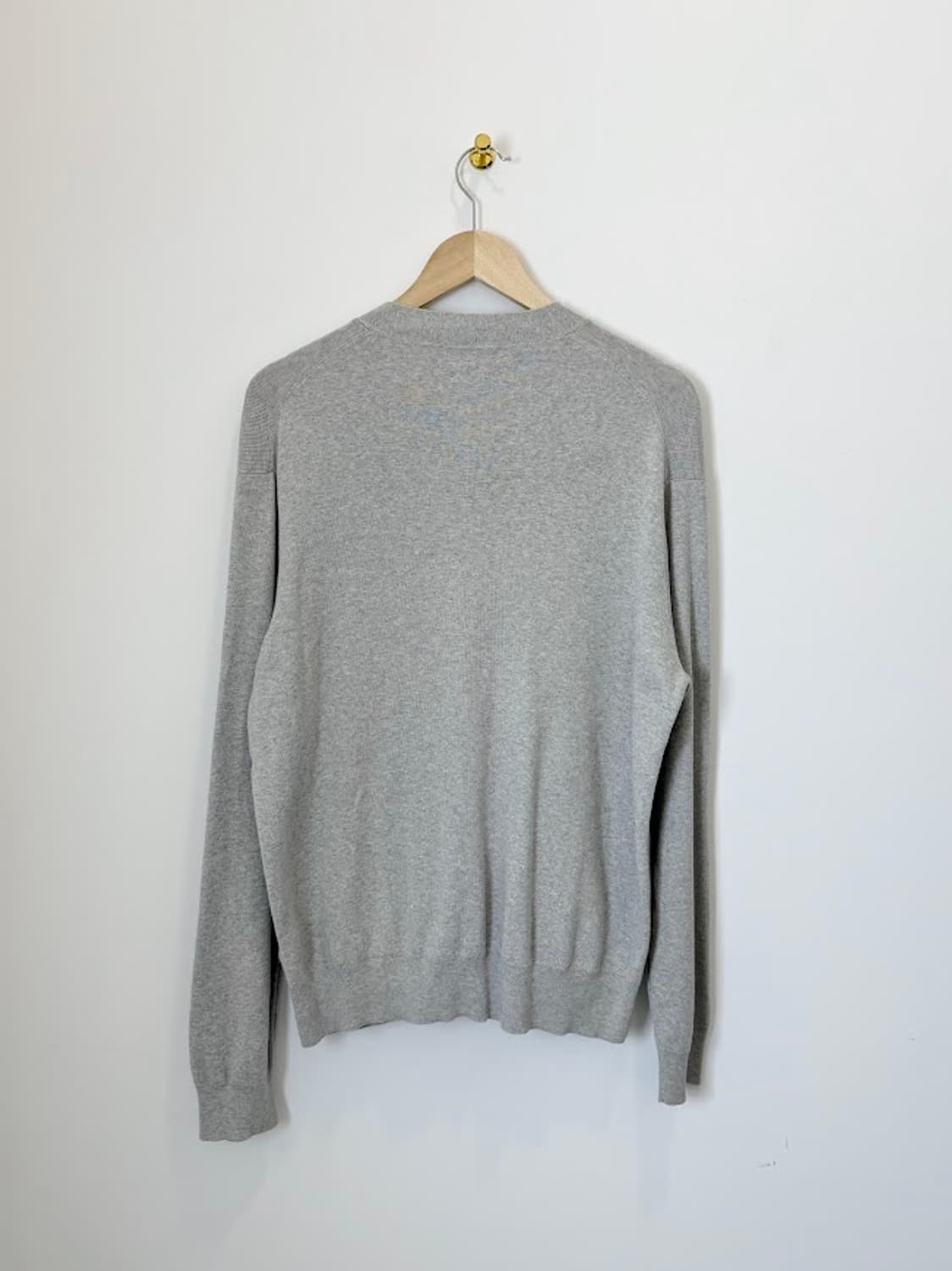 폴로 네이비포니 피마코튼 가디건 그레이 상품이미지6