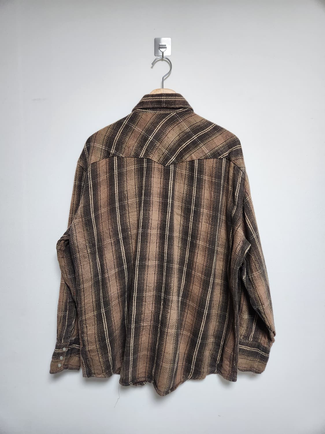 미국빈티지USA 플란넬 웨스턴 셔츠 L - S91 상품이미지2