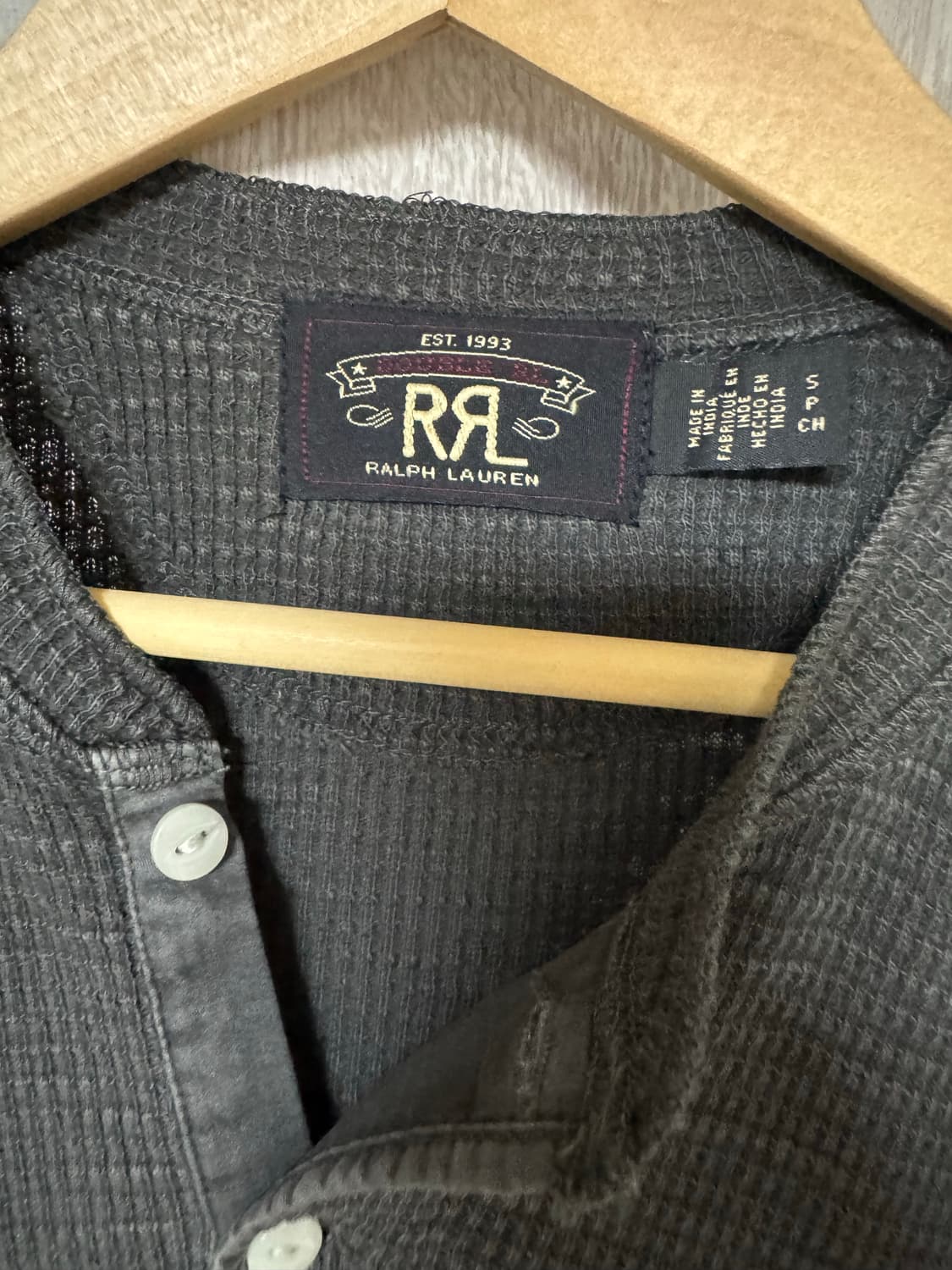 rrl 헨리넥 셔츠 상품이미지3