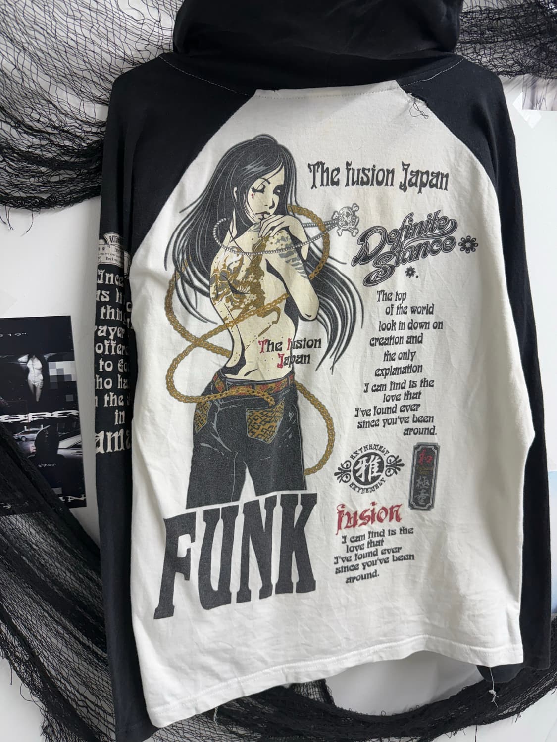 Oriental mood printing hoodie longsleeve 상품이미지2