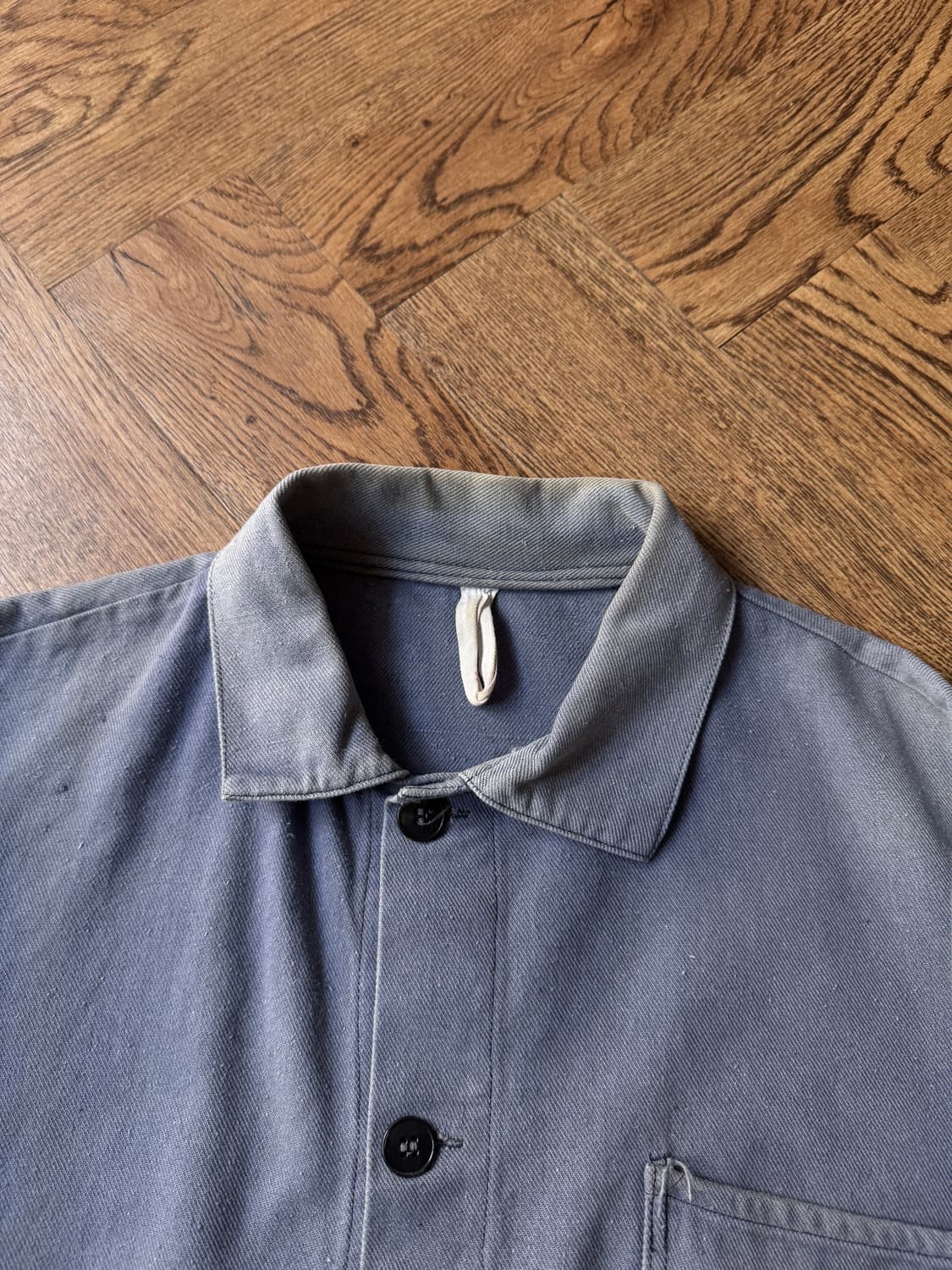 [L]90's 빈티지 페이딩 트윌코튼 프렌치 워크 자켓 상품이미지2