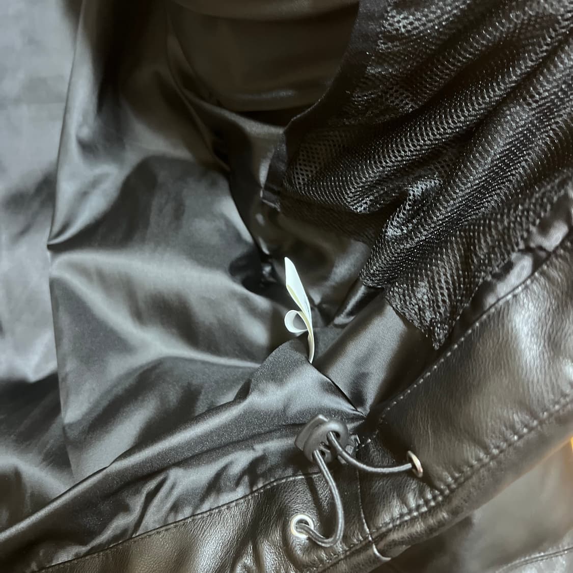 [XL] 에이징씨씨씨 비건 레더 패딩 상품이미지8