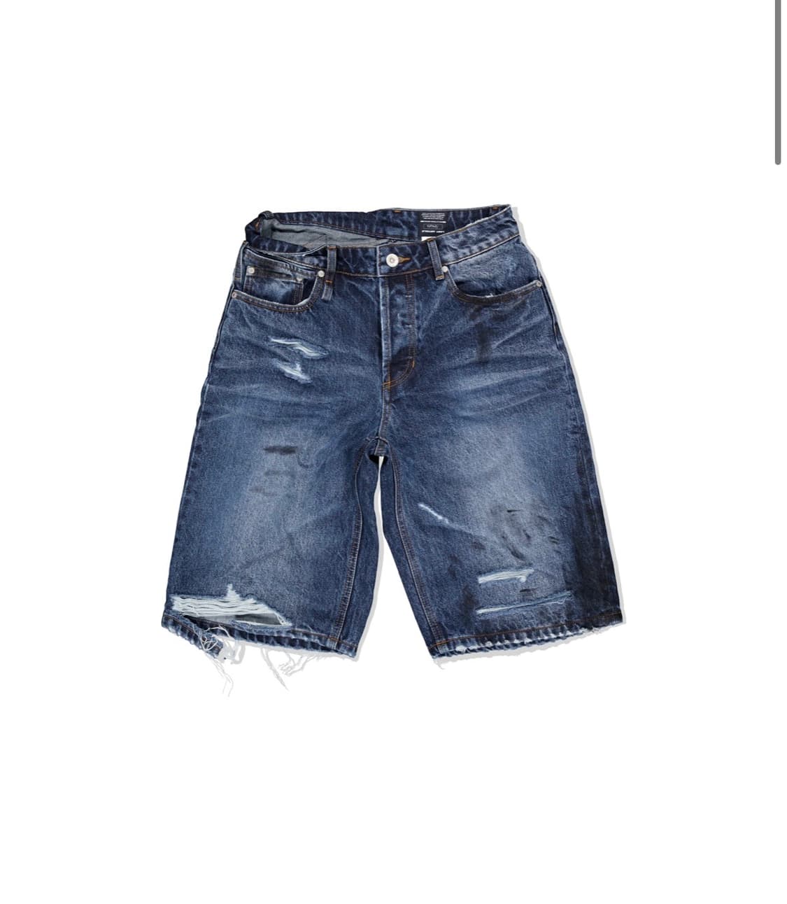 로딩룸 쇼츠 DIRTY DENIM SHORTS (BLUE) 상품이미지4