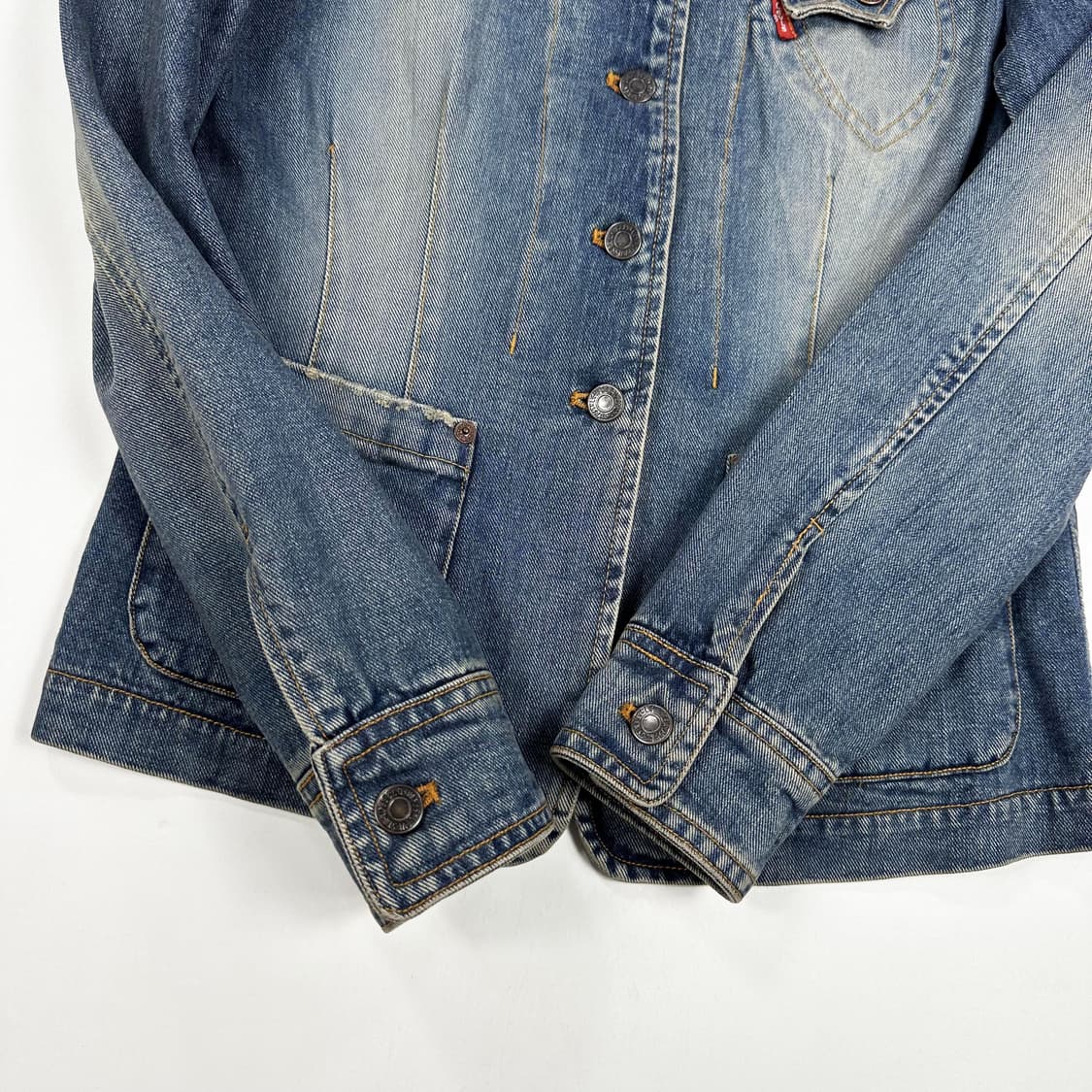 리바이스 오리지널 여성 웨스턴 데님 트러커자켓 여성M 상품이미지5