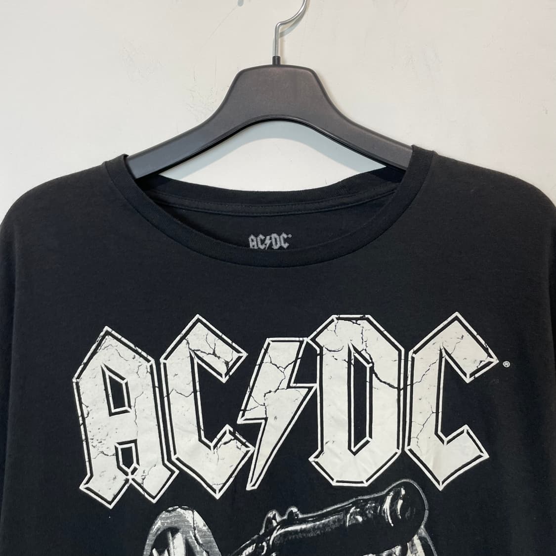 AC/DC 아트워크 반팔티셔츠 블랙 상품이미지3