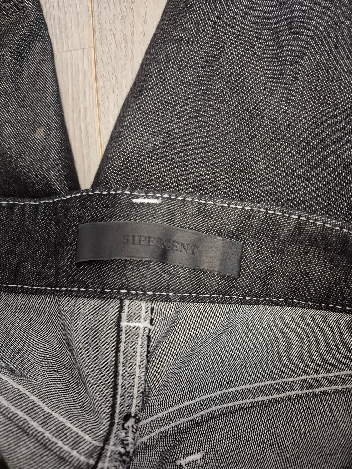 51퍼센트 트라우져 데님팬츠 상품이미지5