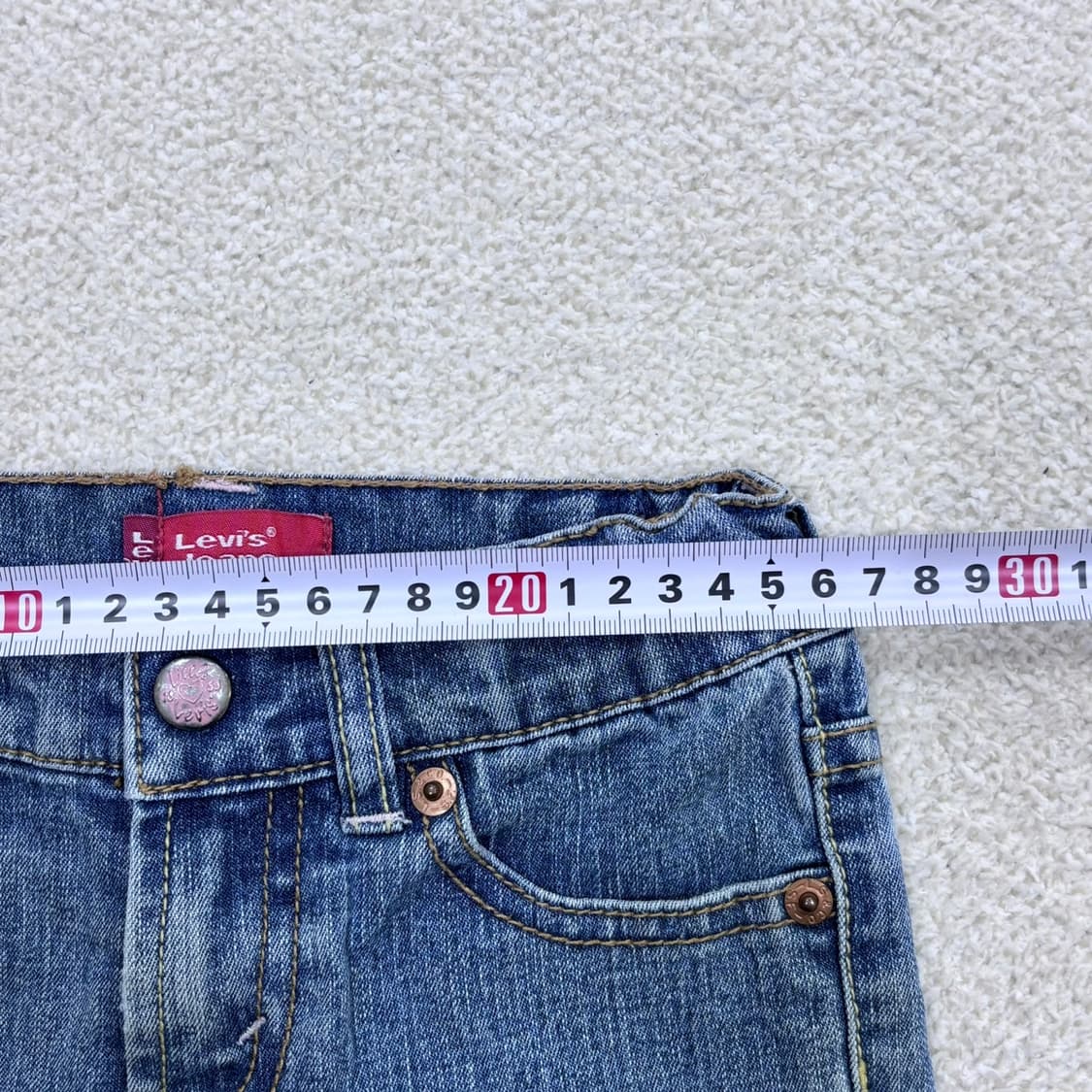 2T 리바이스 키즈 데님 반바지 0317E 상품이미지6