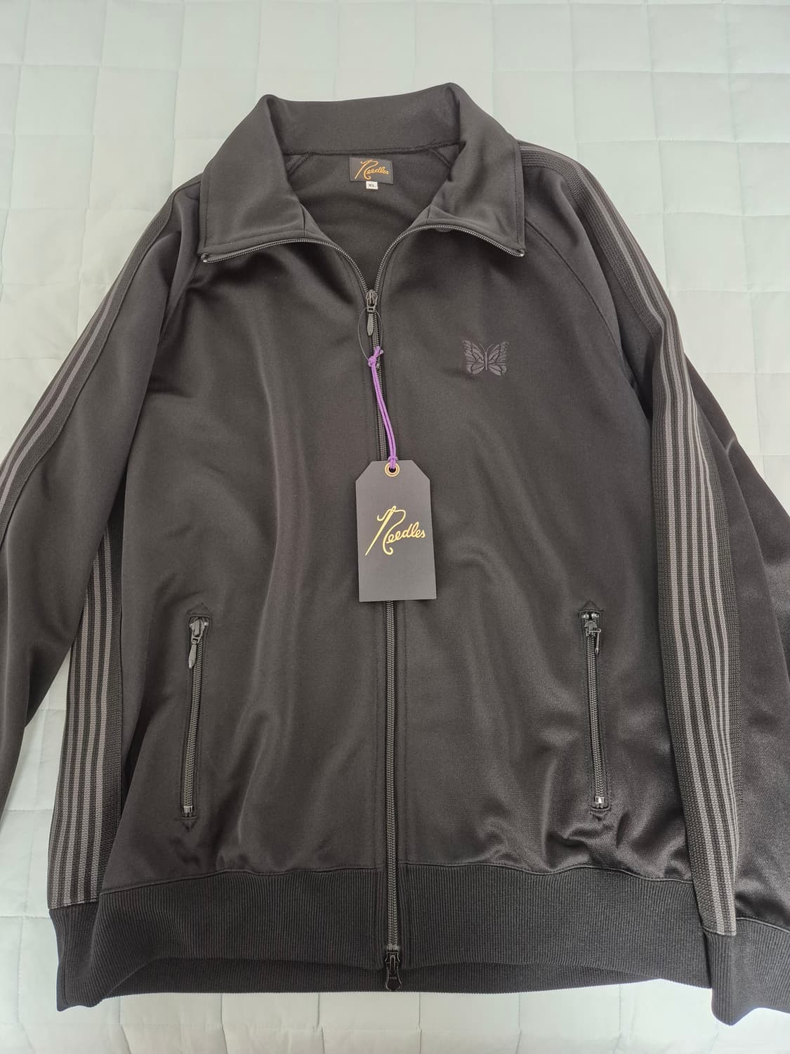 니들스 x LHP 트랙 자켓 폴리 스무스 블랙 상품이미지1