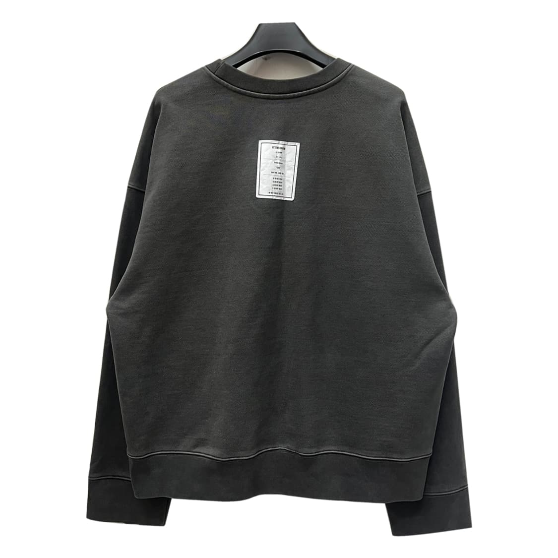 어텐션로우 오버핏 헤비 피그먼트 맨투맨 2사이즈 상품이미지2