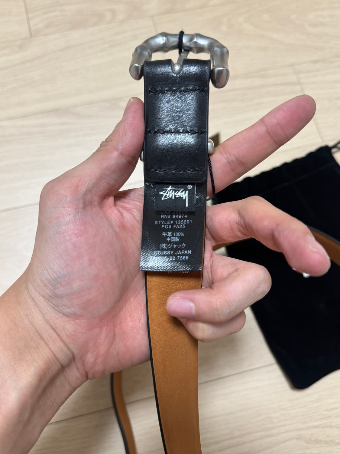 스투시 밤부 버클 벨트 L/XL 사이즈 상품이미지3