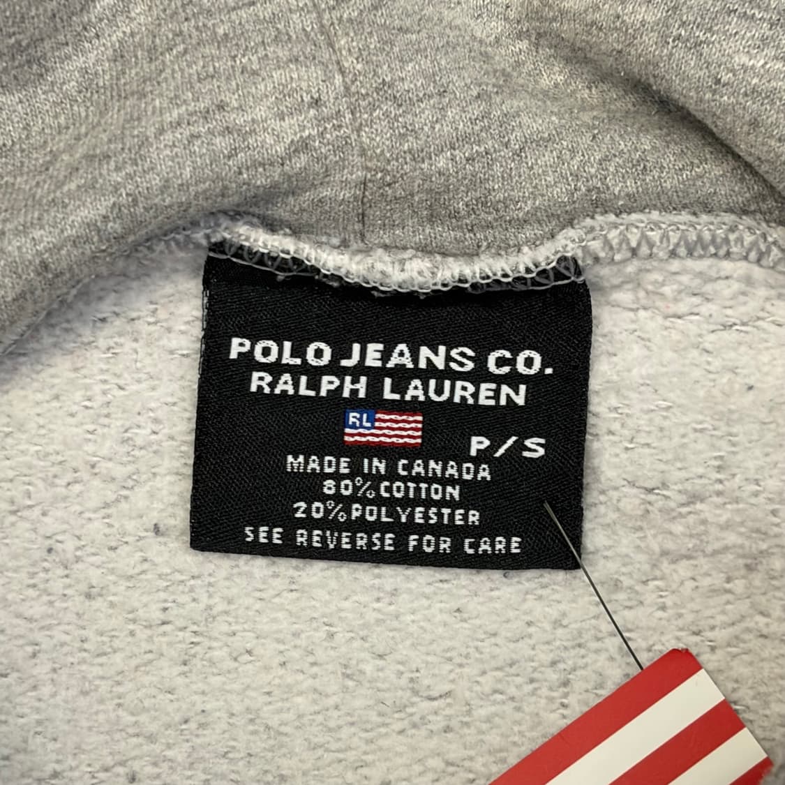 90s 미국 빈티지 폴로랄프로렌 폴로진후드티 후드집업 상품이미지5