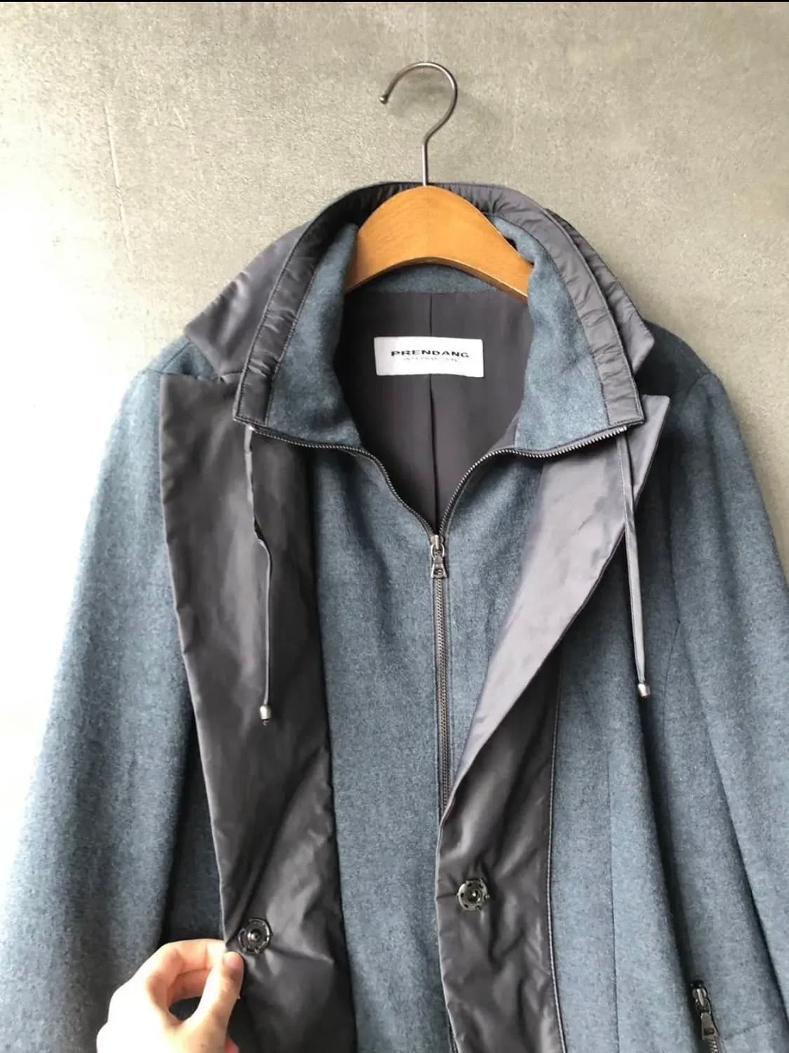 쁘렝땅 울 레이어드 자켓 점퍼 상품이미지3