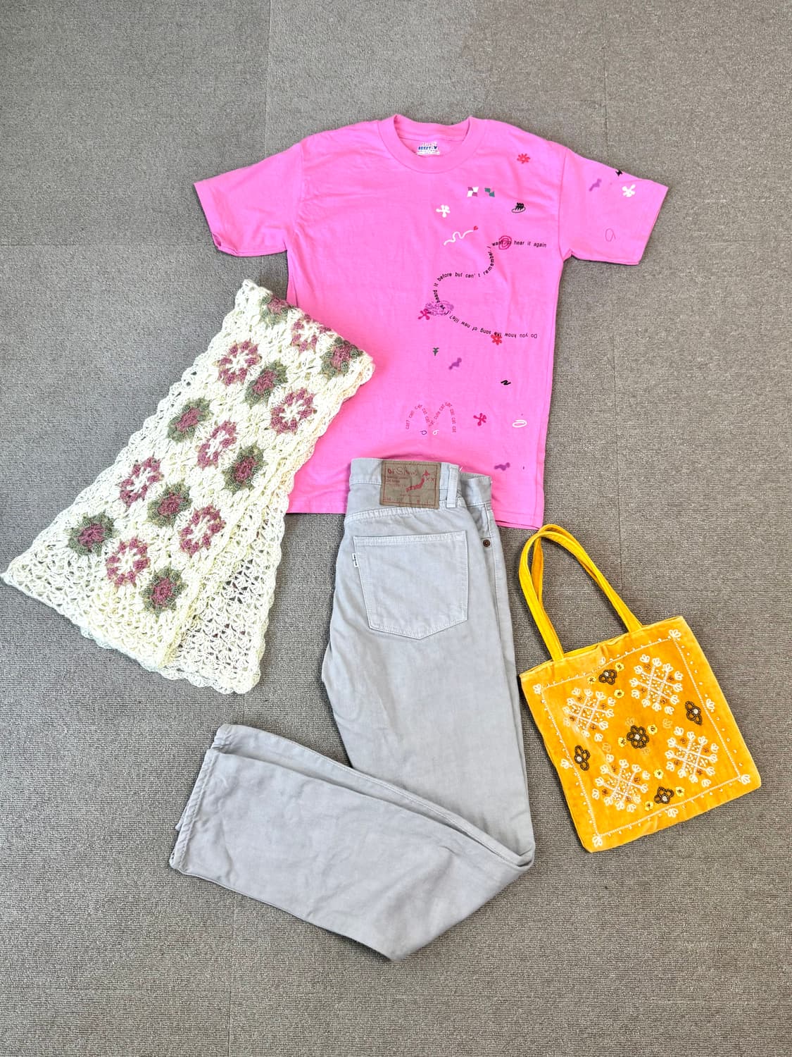 TENUSIS 실크스크린 티셔츠 상품이미지1