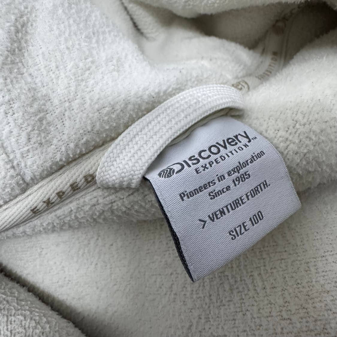 디스커버리 뽀글이 털 후리스 후드 자켓 100(L) 상품이미지7