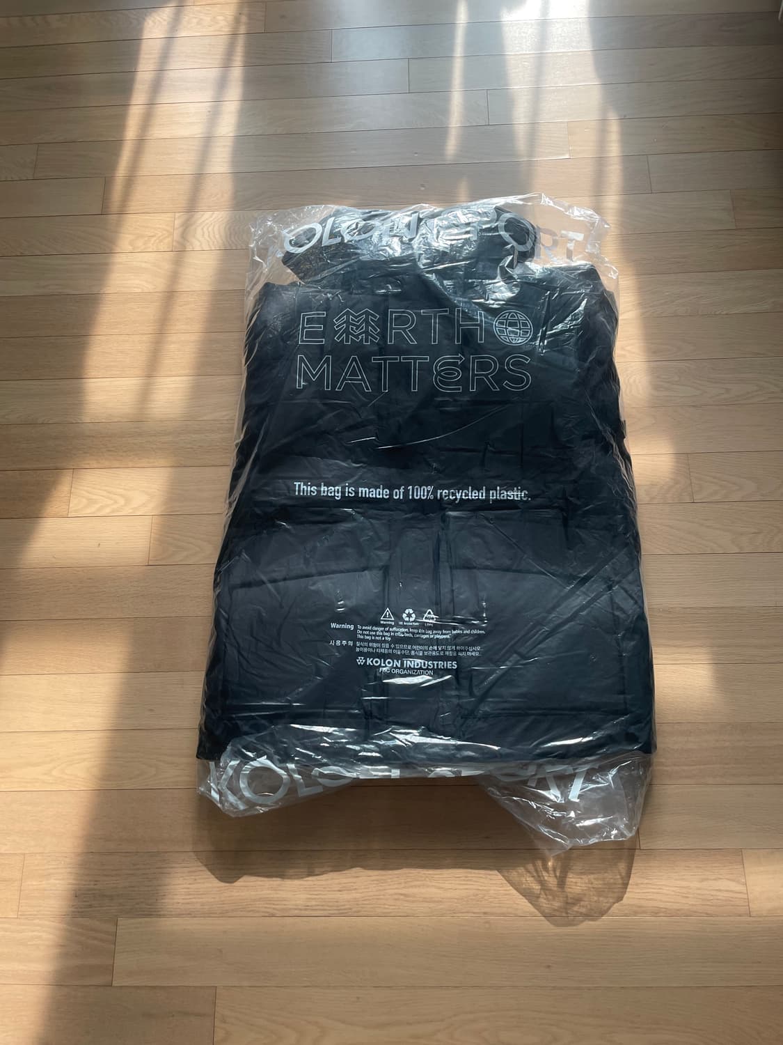 코오롱 윈드스토퍼 논퀼팅 패딩 사이즈 100 상품이미지5