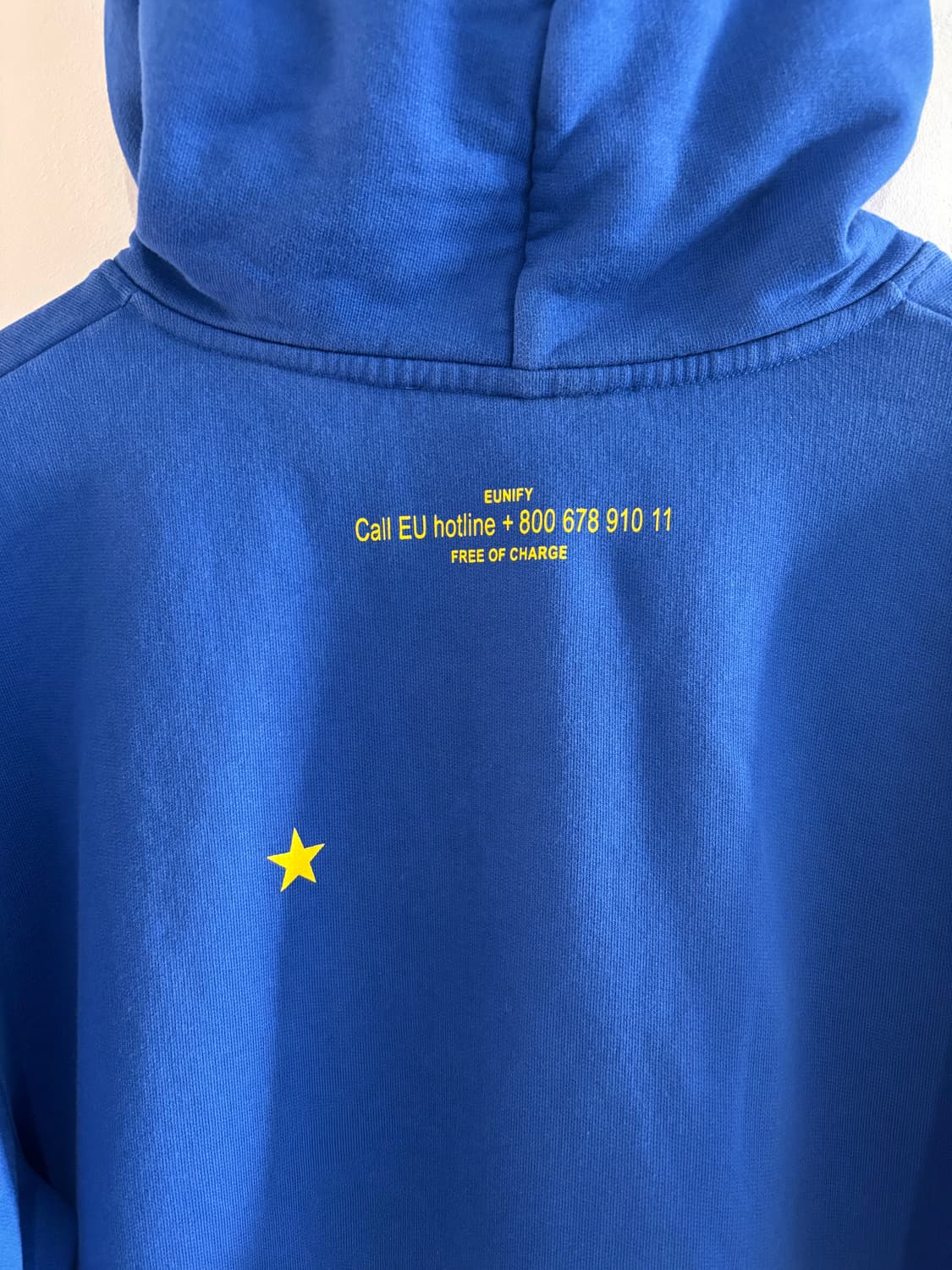 Souvenir official EU flag hoodie 상품이미지5