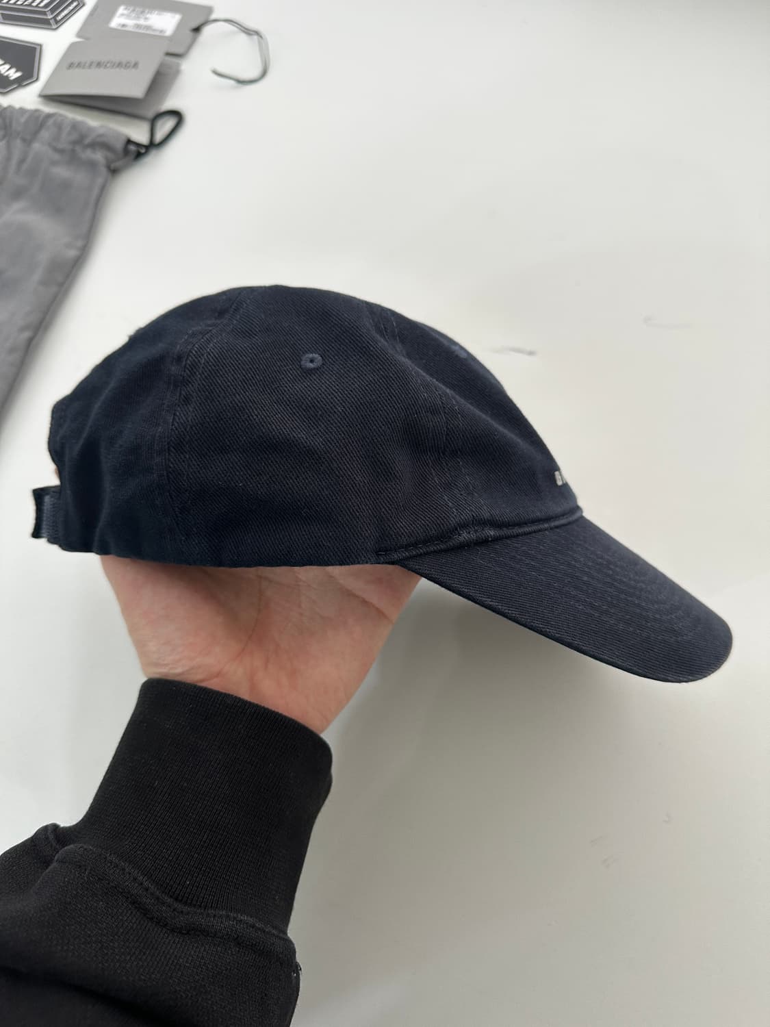 발렌시아가 유니티 스노우보드 캡 네이비 블루 상품이미지5