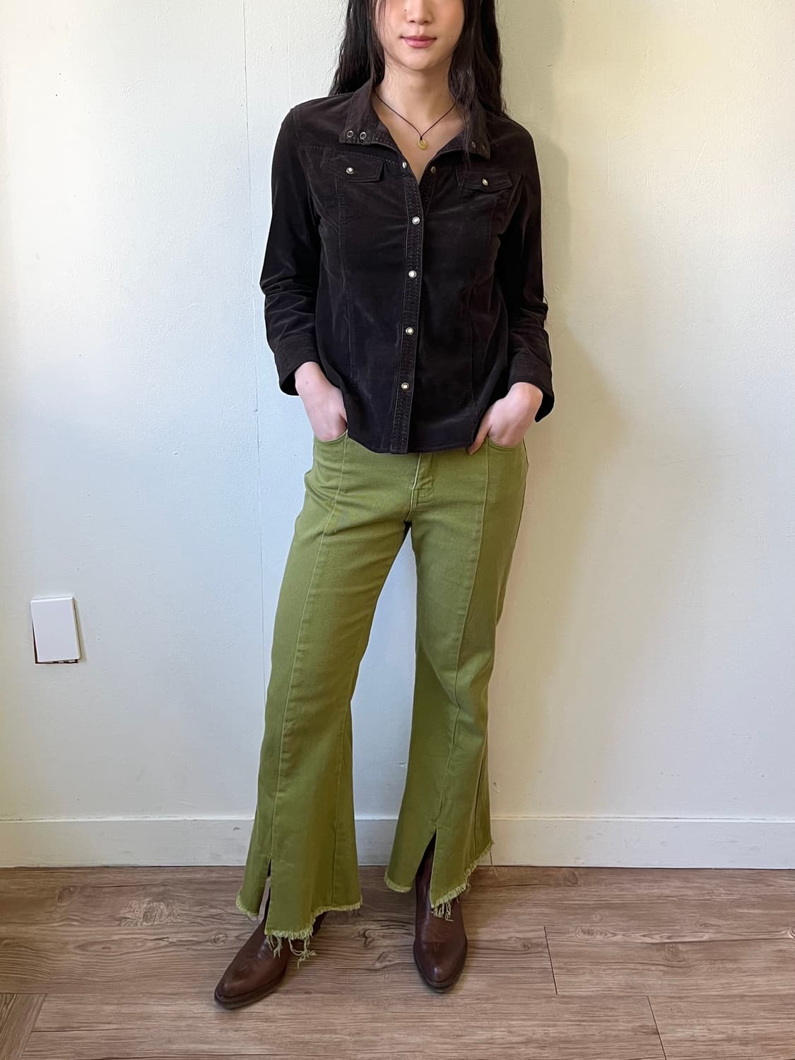 GRL 크랙 데님 진 상품이미지4