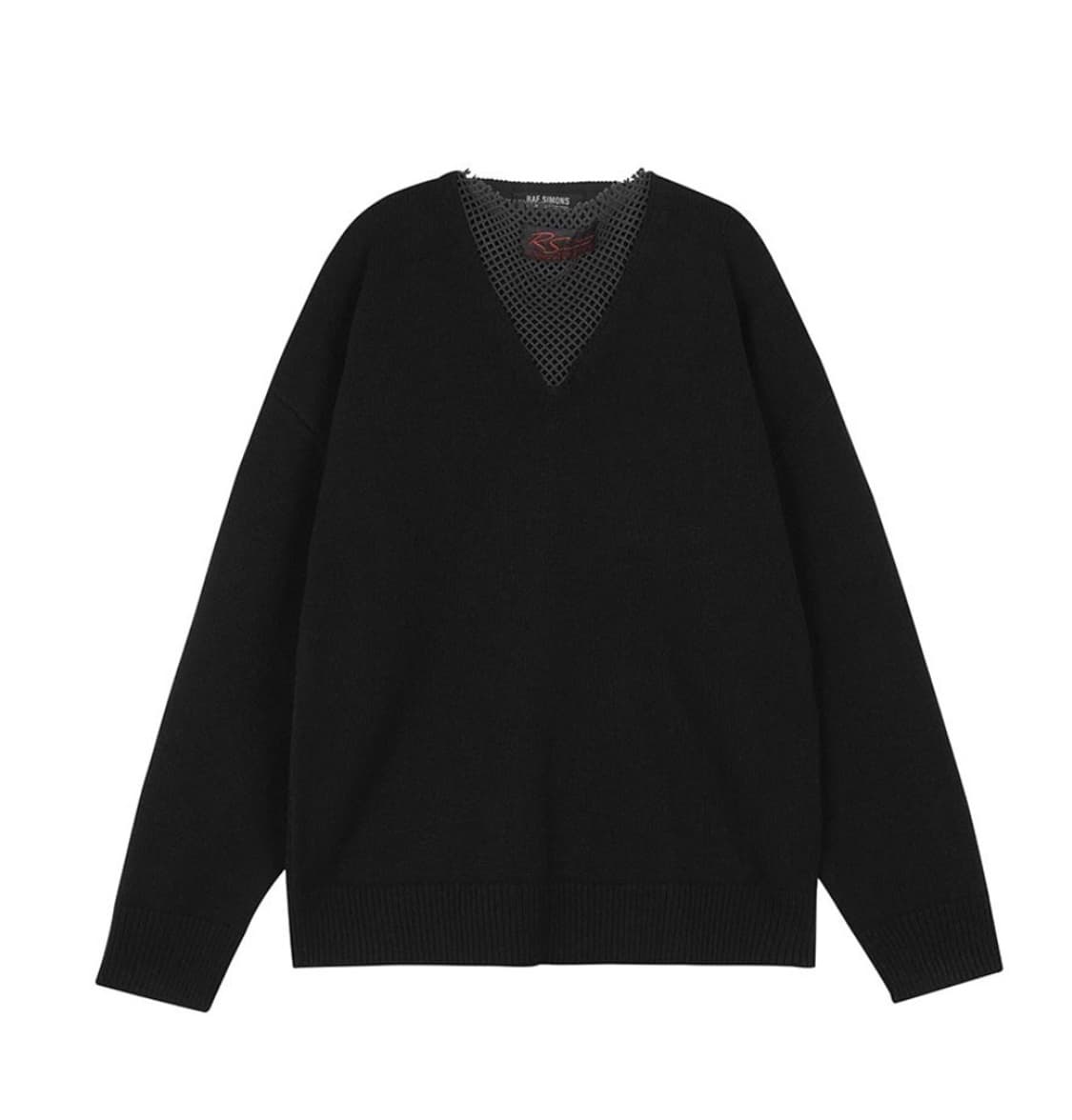 라프시몬스 23ss v neck jersey 상품이미지1