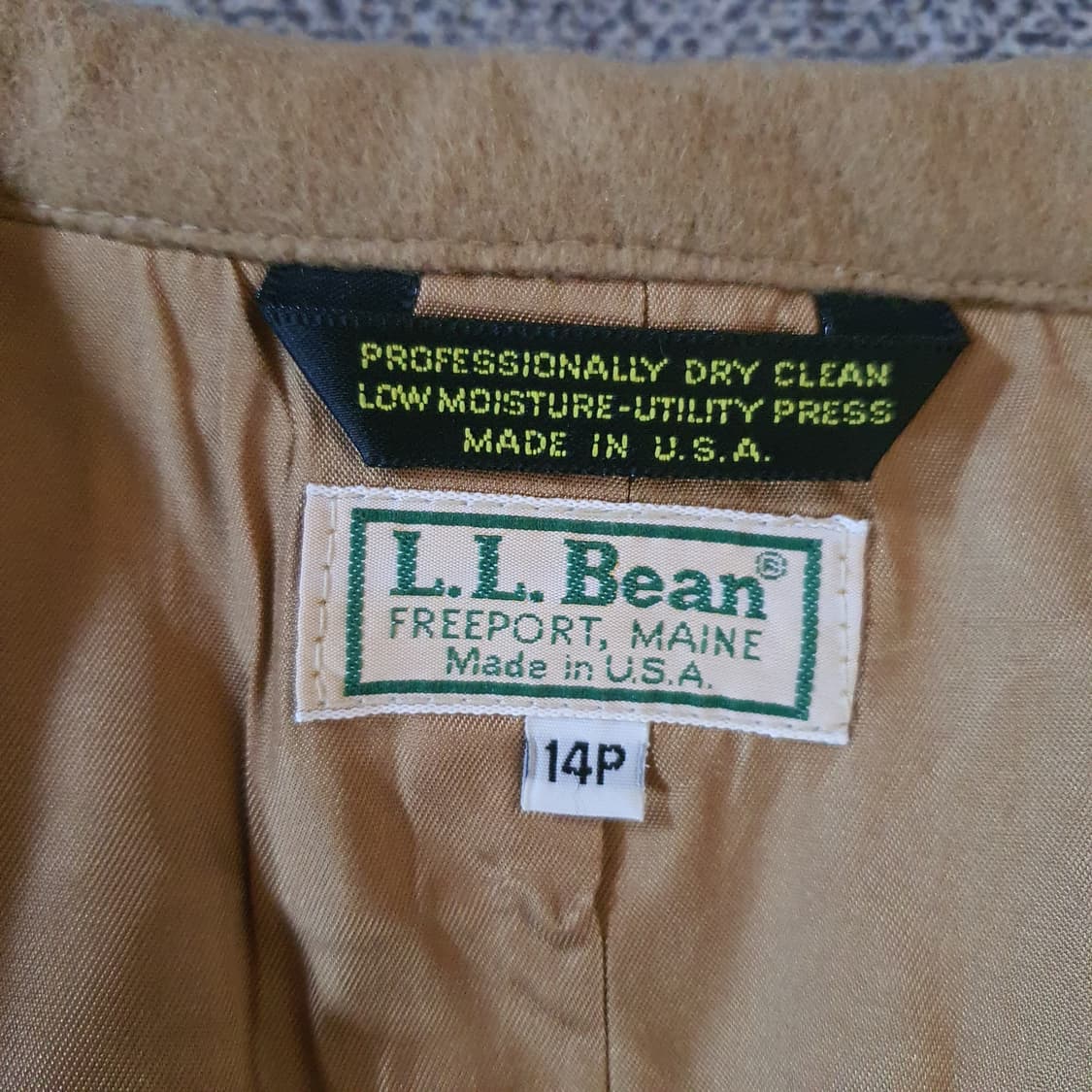 80s 엘엘빈 우먼 블레이져 울 자켓 no.54 상품이미지3