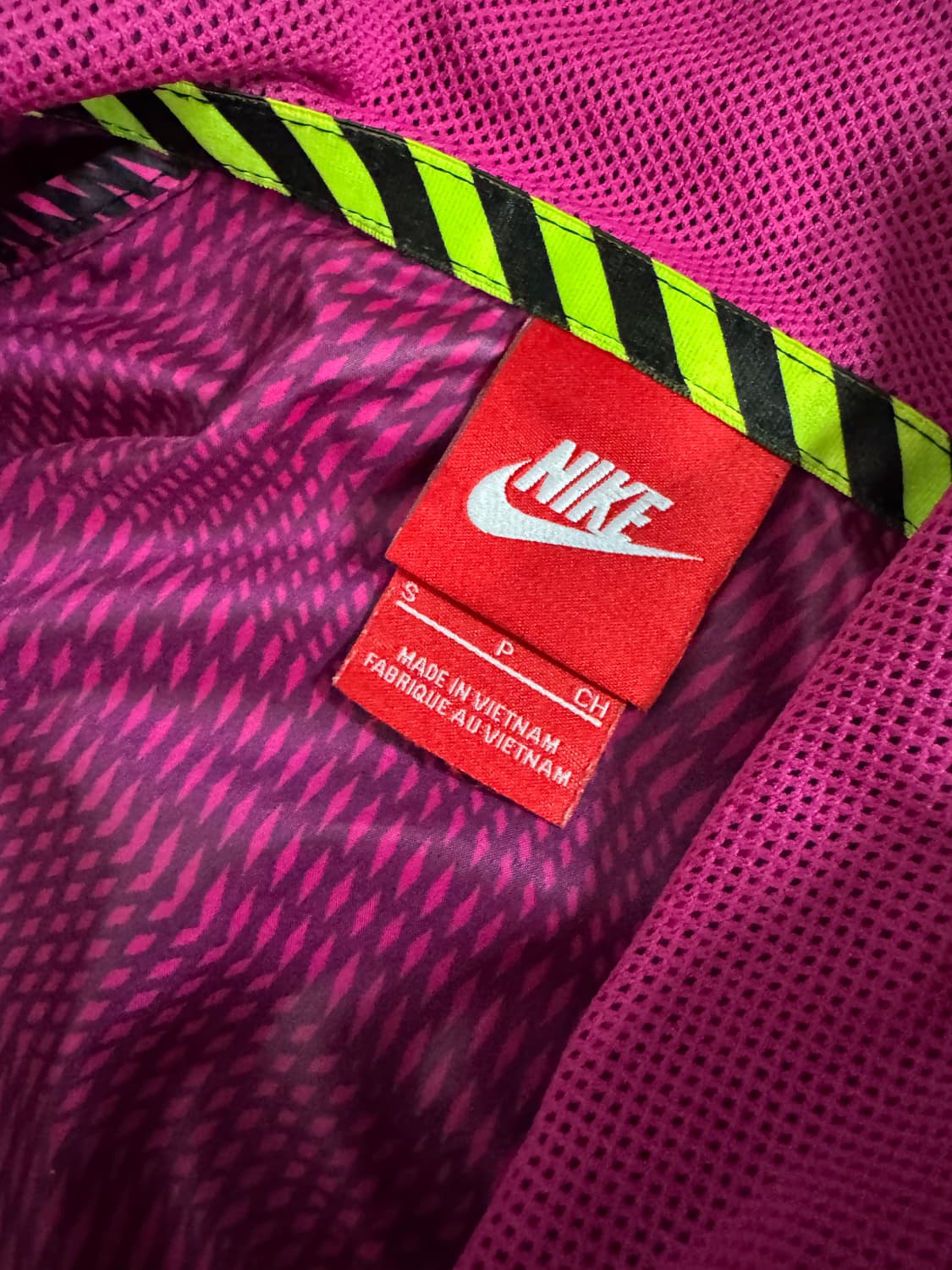 여성 나이키 러닝 핑크 후드 바람막이 S 상품이미지3