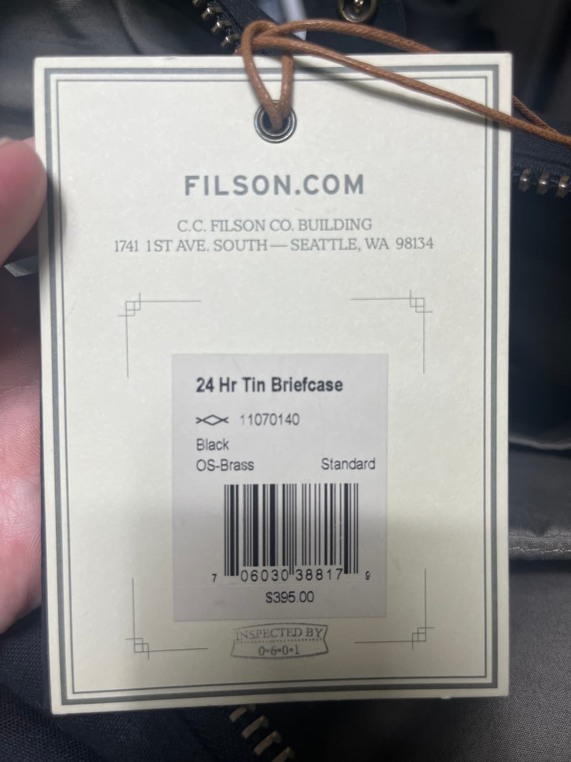 필슨 24h tin cloth briefcase MADE IN USA 상품이미지5