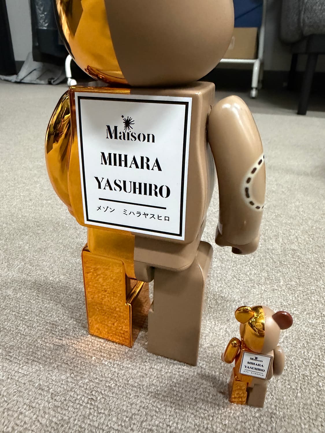 미하라 야스히로 베어브릭 400%,100% set 상품이미지3