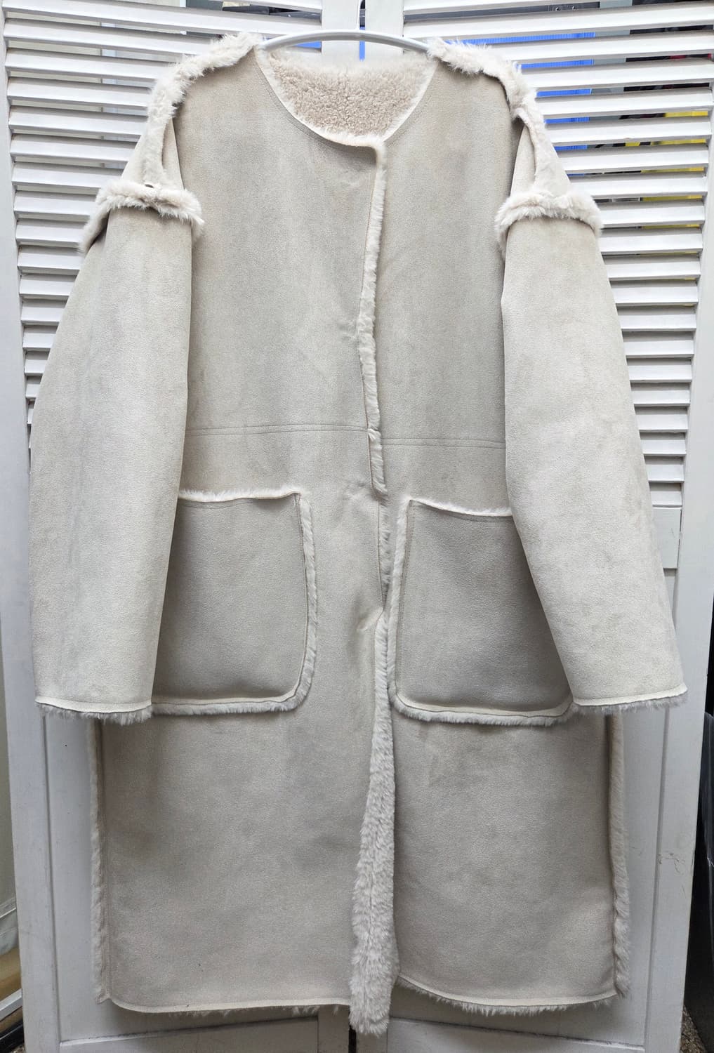 바이슈가 양면 퍼 무스탕 상품이미지1