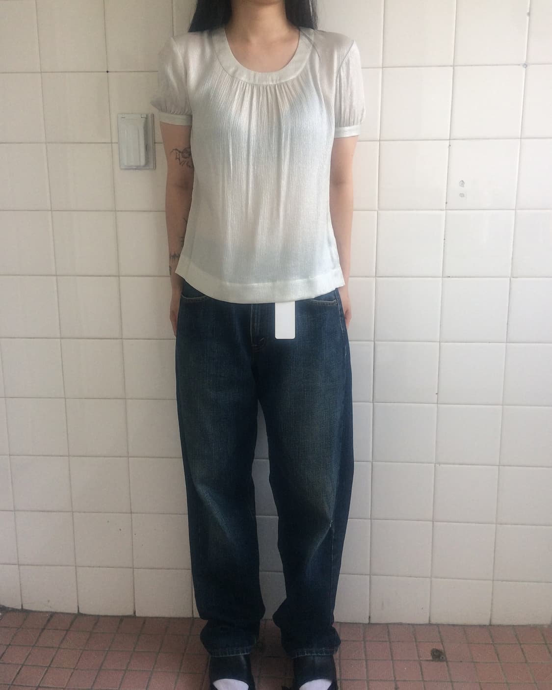 glossy blouse 상품이미지1