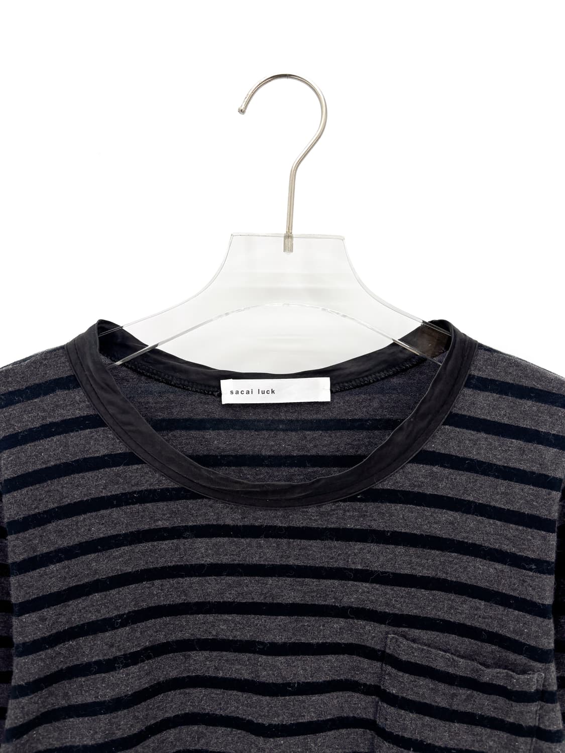 사카이 럭 스트라이프 프릴 긴팔 티셔츠 상품이미지5