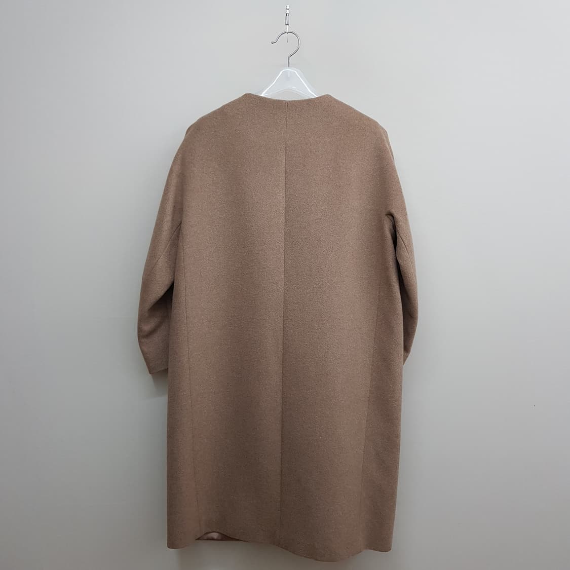 LBL 캐시미어 100% 라운드넥 롱코트 M사이즈 상품이미지4