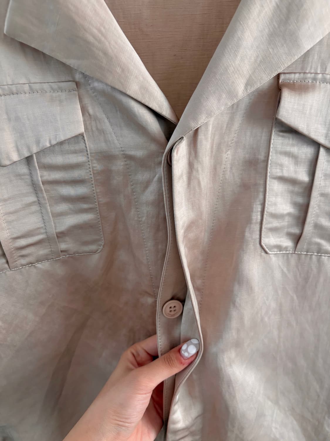 Saint Laurent 생로랑 플람메 새틴 밀리터리 자켓 상품이미지6