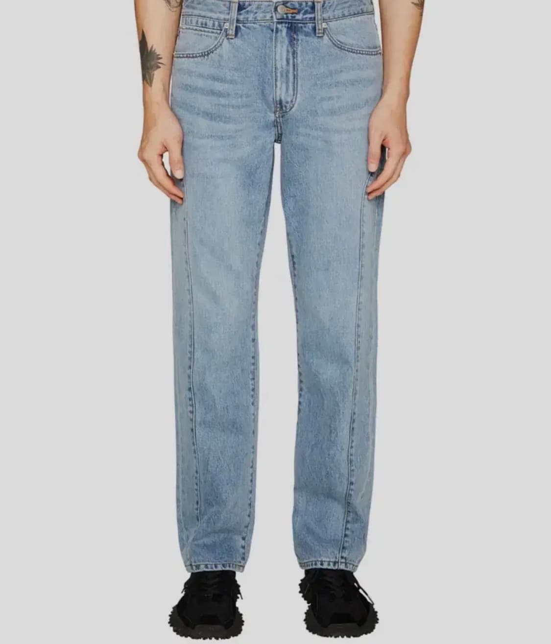 랩101 톰 사이드 라운딩 미드 블루 스톤워시 32사이즈 상품이미지1