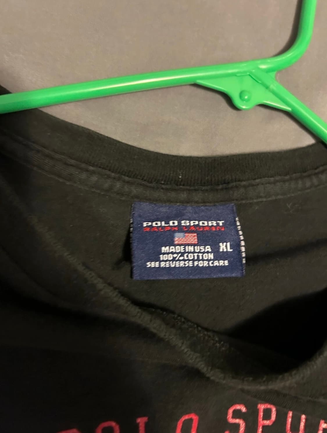 [폴로 스포츠 대방출] 90s 폴로스포츠 수소봉제 롱슬리브 상품이미지3